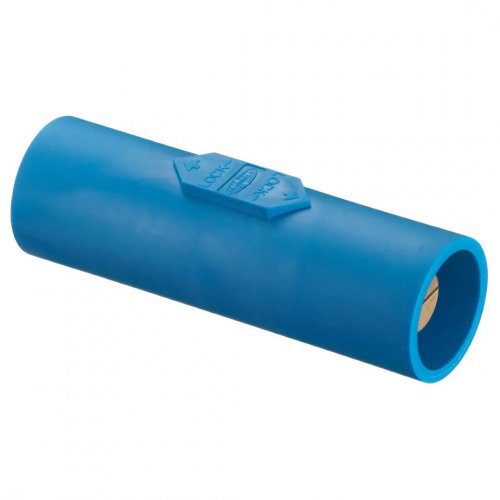 Hubbell Single Pole Camlock Turnaround Male Coupler - Blue