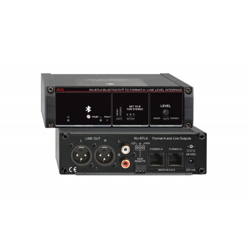 RDL RU-BTLA Bluetooth Line-Level Audio & Format-A Interface