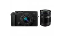 OM System PEN Compact Camera w/14-42mm & 40-150mm Lens Kit - Black