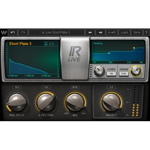 Waves IR-Live Convolution Reverb Plug-in (Download)