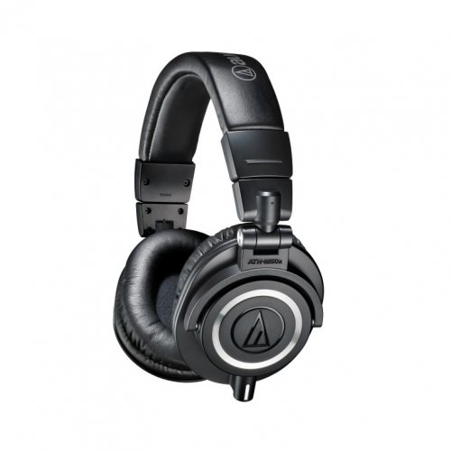 Audio-Technica ATH-M50x Closed-Back Studio Headphones - Black