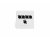 Sound Tools WallCAT 5 Audio Over CAT5 Wall Mount - XLR Male (White)