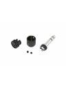 Cable Techniques Low-Profile Right Angle 1/4in TRS w/Standard Cap - Black