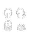 Audio-Technica ATH-M50x Closed-Back Studio Headphones - White