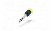 Cable Techniques Low-Profile Right Angle 1/4in TRS w/Standard Cap - Yellow