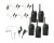 Eartec SC-1000 Two-Way Radio System with SST Headsets (5-User)