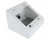 FSR Table Surface Mount Box 2 Gang - White