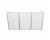 ProX XF-5X3048S 5-Panel DJ Facade (Silver Frame)