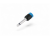 Cable Techniques Low-Profile Right Angle 1/4in TS w/Standard Cap - Blue