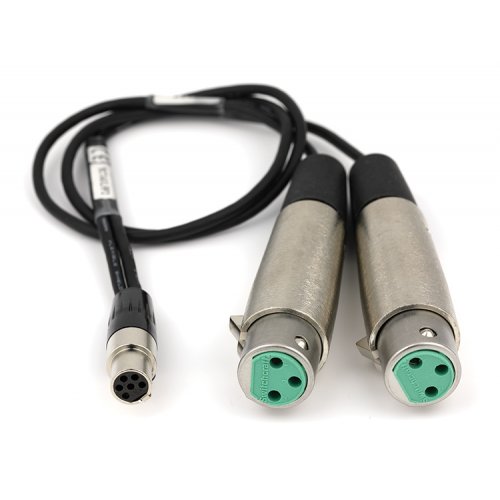 Lectrosonics MCTA6XLRF2 Dual XLRF to TA6FLX Line Level Adapter Cable
