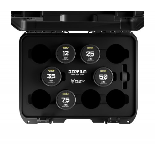 DZOFilm Vespid Prime 12/25/35/50/75mm 5-Piece Cine Lens Kit
