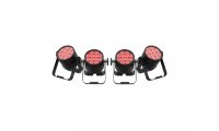 Chauvet DJ Freedom Par Q12 Battery-Powered RGBA LED Fixture (4 Pack)