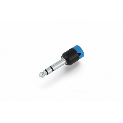 Cable Techniques Low-Profile Right Angle 1/4in TRS w/Standard Cap - Blue