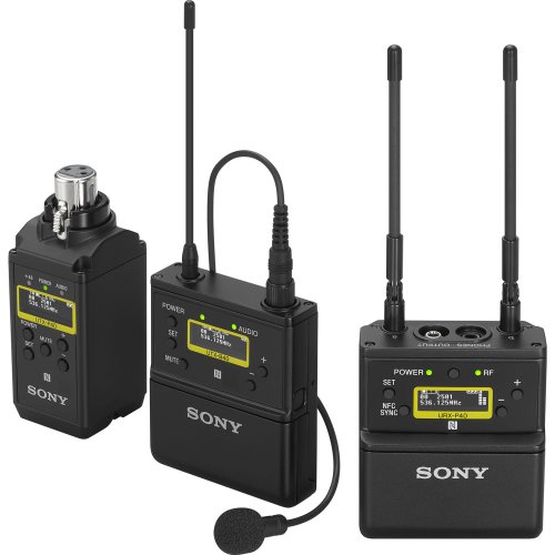 Sony UWP-D Lavalier & Plug-On Wireless Mic Package (Freq.25UC: 536 to 608MHz)