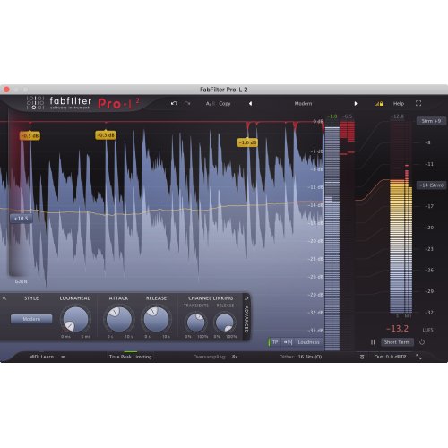 FabFilter Pro-L2 Limiter Plug-in (Download)