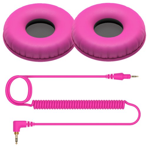 Pioneer DJ HDJ-CUE1 Ear Pads & Cord - Violet