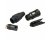Neutrik NC3FXX-B-D 3 Pin XLR Female Connector (Black/Gold) - Disassembled (100)