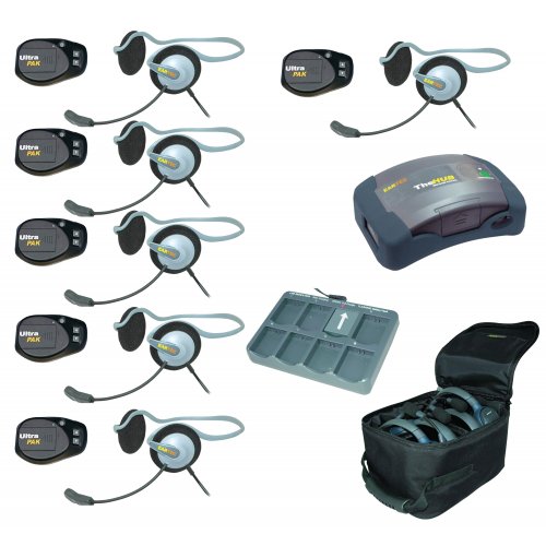 Eartec UltraLITE ComPack System w/ Monarch Headset (6 User)