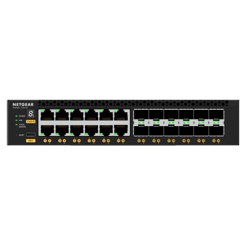 Netgear M4350-12x12F 24 Port 10Gb Multi-Gig Managed AV Switch w/SFP+