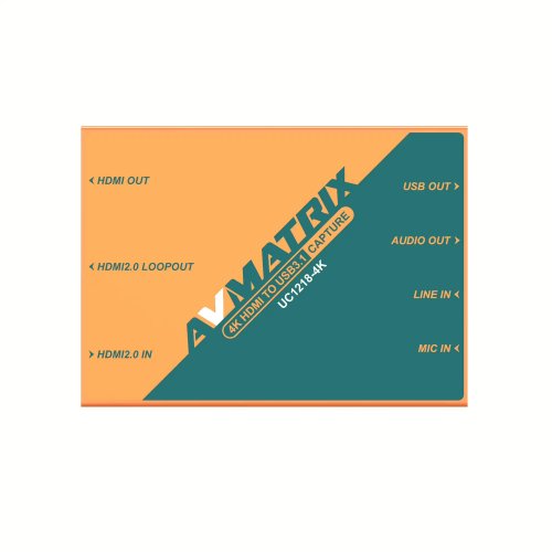AVMatrix UC1218-4K HDMI to USB 3.1 Type-C Capture Box