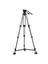 E-Image 2-Stage Aluminum Tripod Kit w/ Dolly (33 lbs Payload)