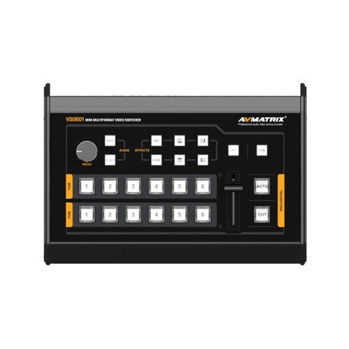 AVMatrix VS0601U Mini 6 Channel SDI/HDMI Multi-Format Streaming Switcher