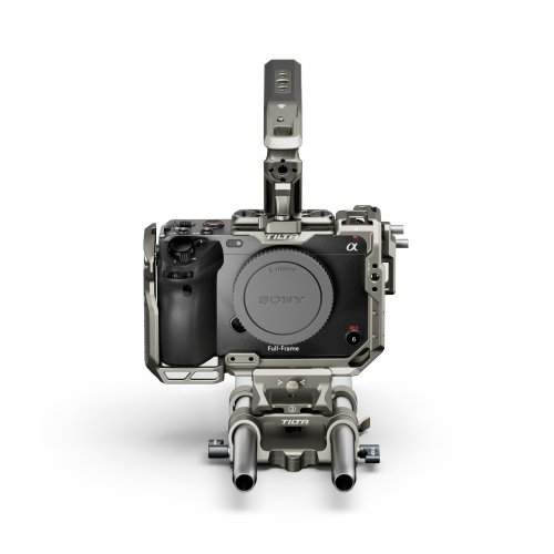 Tilta Camera Cage V2 for Sony FX3 and FX30 - Basic Kit, Titanium Gray