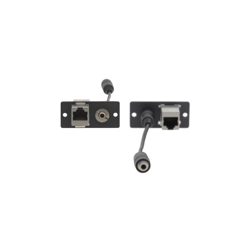 Kramer Wall Plate Insert - 3.5mm Stereo Audio & RJ-45