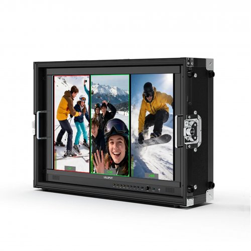 Lilliput PVM270S 27in 3G-SDI HDMI Multiview Monitor w/ Case - Gold Mount