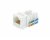 AVShop RJ45 Cat5e Low Profile Punch-Down Keystone Jack (White)