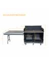 ProX ATA Flight Style Mixing Console Case 2x side by side 12U Shock Mount Rack
