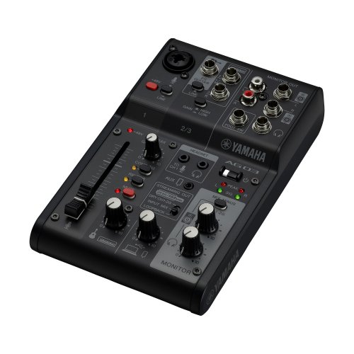 Yamaha AG03MK2 Mixer w/ USB Audio Interface - Black