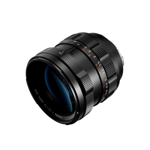 Thypoch Simera 75mm F1.4 Full-Frame Photography Lens (M Mount) - Black