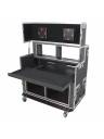ProX Video Controller Station Case 2x 24in Monitors + rack 9U + 6U by Santosom