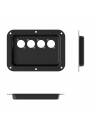 Penn-Elcom Road Case Dish for 4x D-Type Connectors - Black