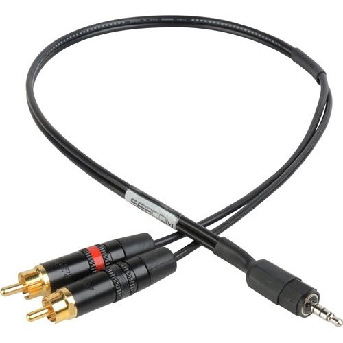 Sescom SES-IPSUMRCA RCA to TRRS 3.5mm to Mic Level Cable - 3ft