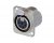 Neutrik NC6FD-LX 6-Pin Female XLR D-Type Panel Mount