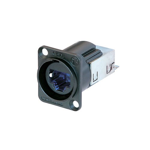 Neutrik NE8FDY-C6-B etherCON CAT6 D-shape Panel Connector
