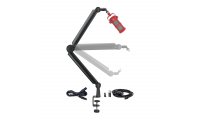 Sontronics Voicecasting Pack w/Podcast Pro Microphone - Red