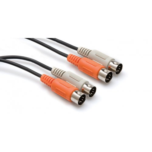 Hosa Dual MIDI Cable 5-pin - 6.5 Feet