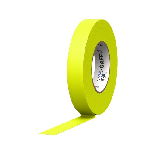 Pro Gaff 1in Cloth Gaffers Tape - Fluorescent Yellow