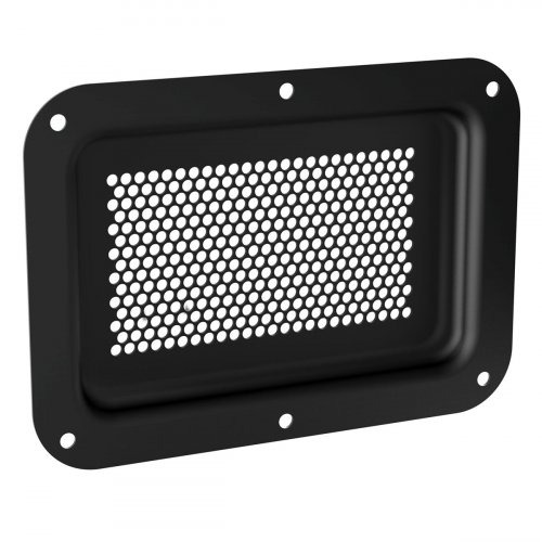 Penn-Elcom Shallow Black Dish with Perforated Vents