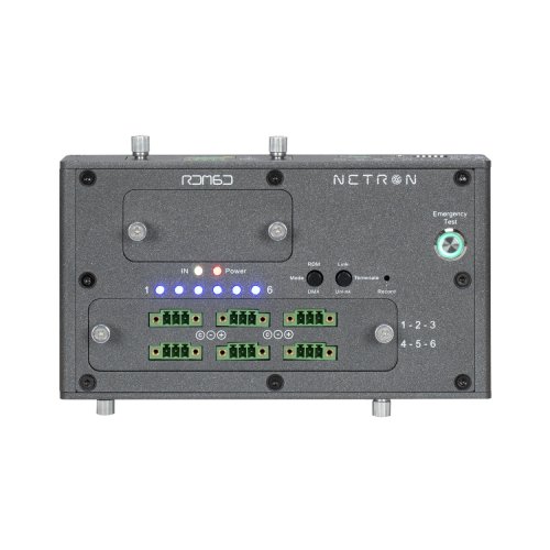 Obsidian Control RDM6D DIN Rail/Wall Mount 6-Port DMX/RDM Splitter