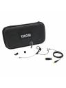 THOR SHADOW SH20 Dual Ear Headworn Mic w/MicroDot Cable - Black, TA4F Adaptor