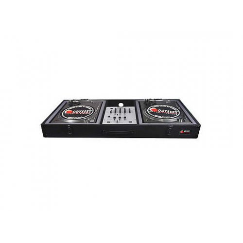 Odyssey Carpeted Battle Turntable Coffin for 10inch Mixer