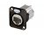 Neutrik NE8FDX-Y6-B Cat6A IDC D-Type Connector (Black)