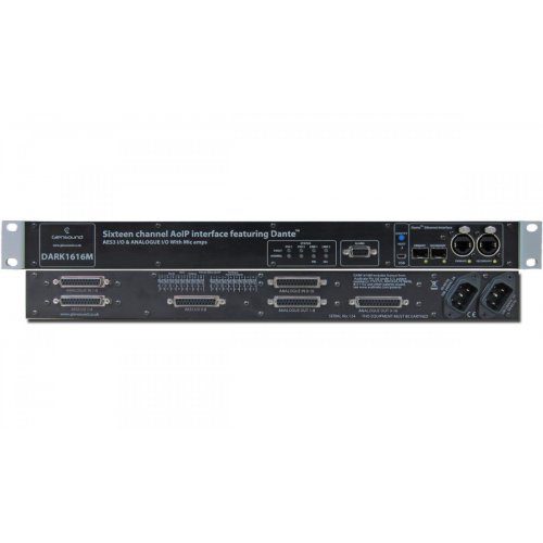 Glensound ARK1616M Network Audio Analogue and AES Interface With Remote Mic Amps