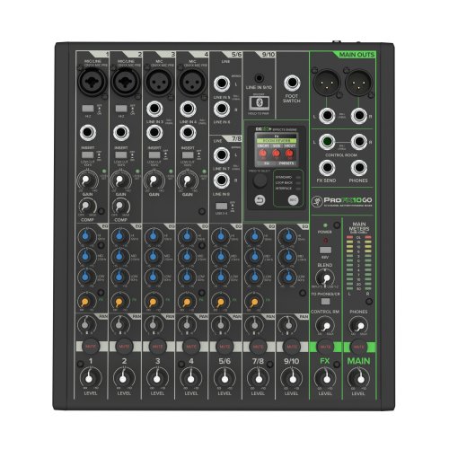 Mackie ProFX10 GO Battery-Powered 10-Channel Mixer