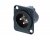 Neutrik NC3MD-LX-BAG 3 Pin Male XLR D-Type Mount (Black/Silver)