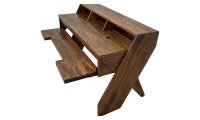 Asono AtomDesk 9U Studio Desk - Chestnut